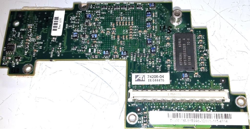 Dell 01E998 0D404 ATI Rage M4 16MB Inspirion 8000 Latitude, Computers en Software, Vintage Computers, Ophalen of Verzenden, Dell