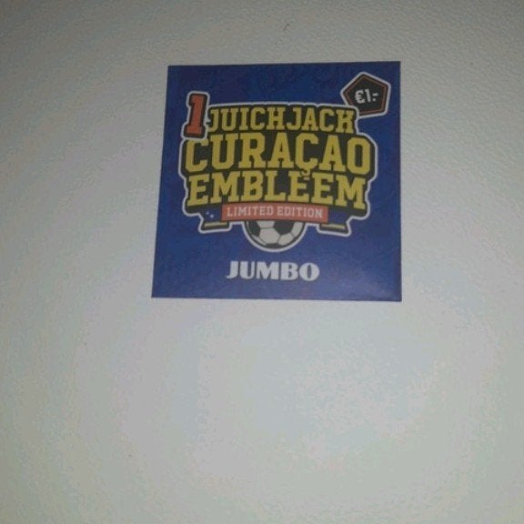 Jumbo juichjack juich jack embleem  Curacao, Verzamelen, Jumbo, Ophalen of Verzenden