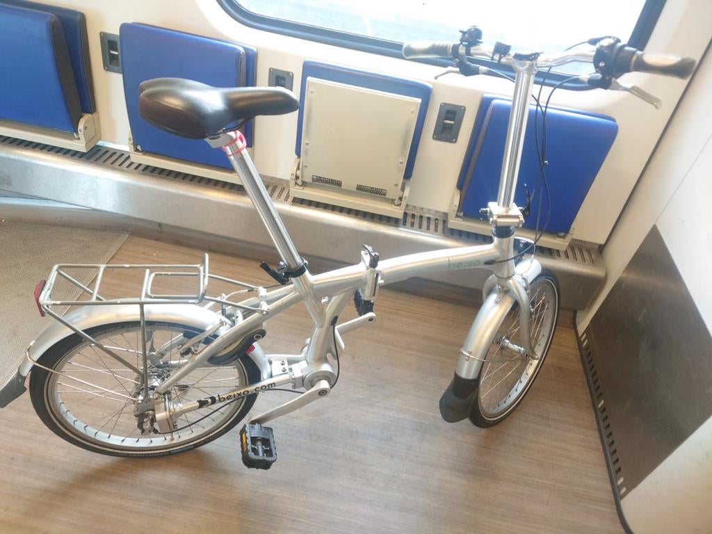 Beixo aluminium vouwfiets met Cardanas aandrijving, Terugtraprem, Versnellingen, Batavus, Ophalen of Verzenden