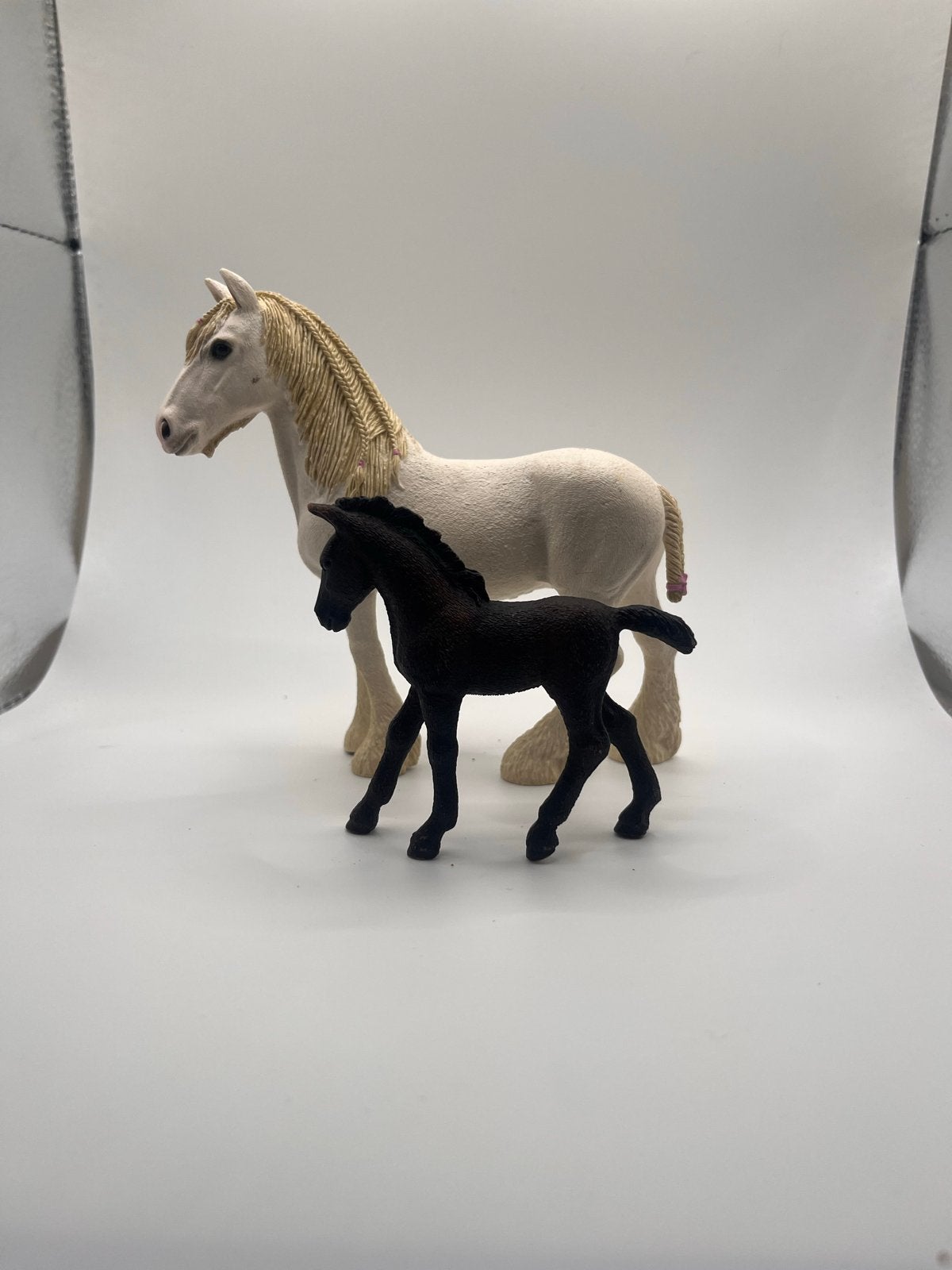 Paard plus veulen, Ophalen of Verzenden