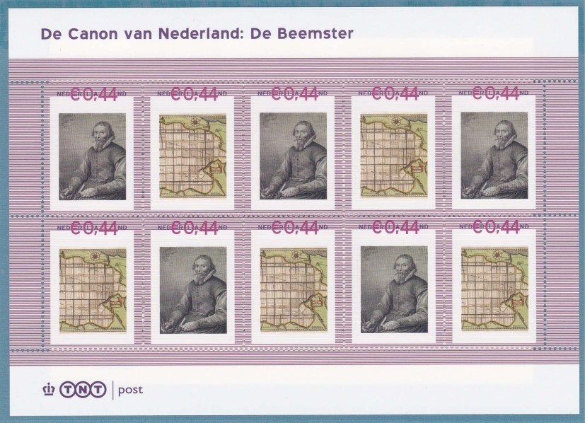 Canon van Nederland Vel De Beemster, Ophalen of Verzenden, Postfris