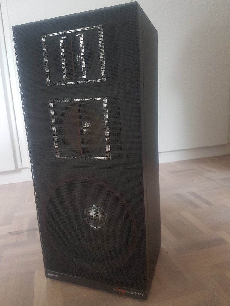 Philips Retro Speakers Jaren 80 - FB455 (2 stuks), Audio, Tv en Foto, Stereo speakers, Philips, Gebruikt, Ophalen of Verzenden