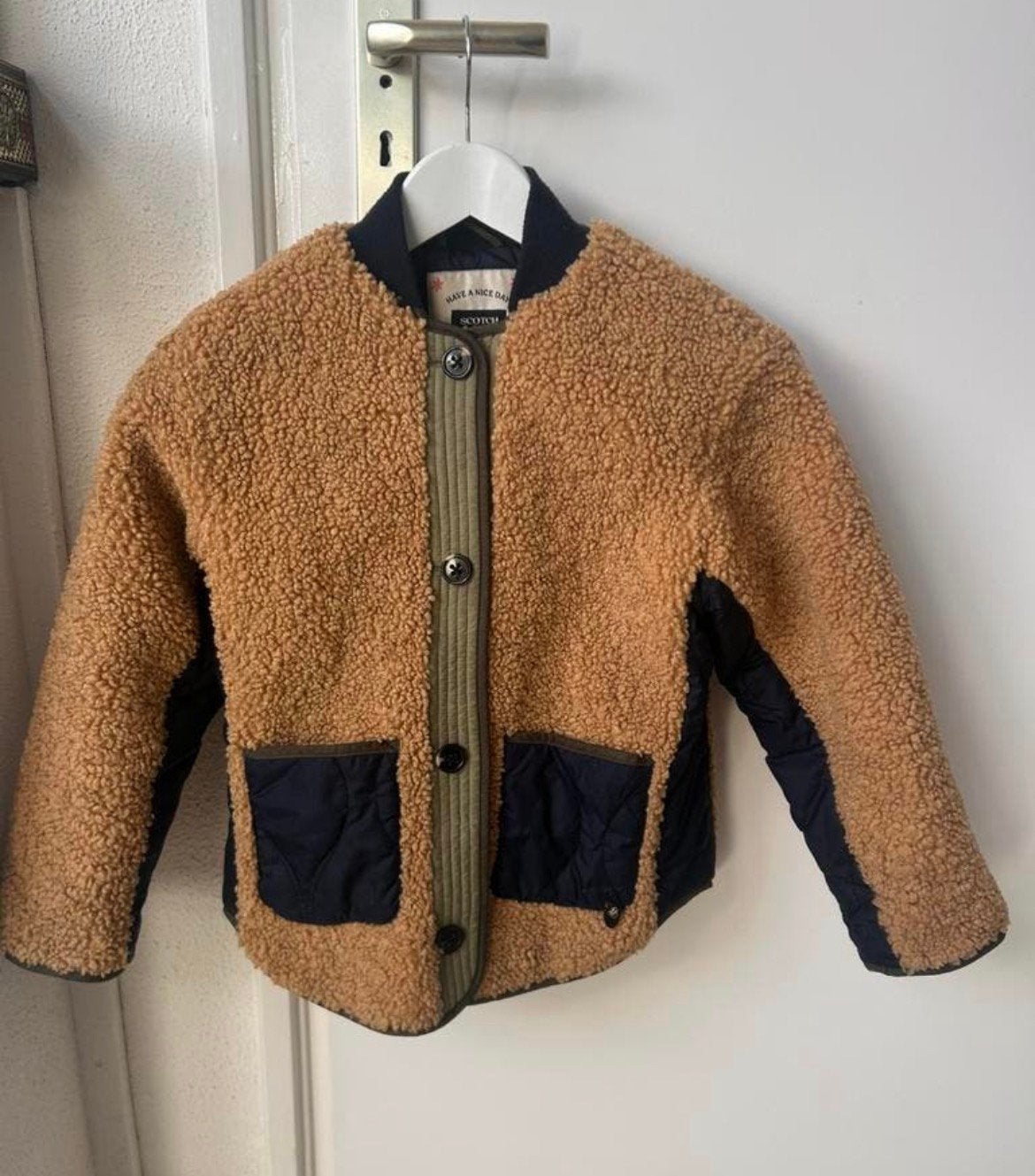 Scotch & Soda Teddy Bomberjas / Tussenjas - Maat 10 (140), Ophalen of Verzenden, Zo goed als nieuw, Scotch & Soda, Jongen
