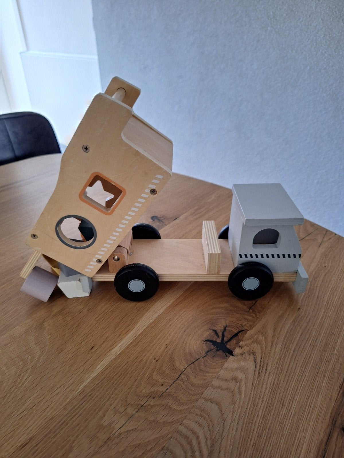 Houten blokkenwagen met vormenstoof, Ophalen, Gebruikt, Bouwen
