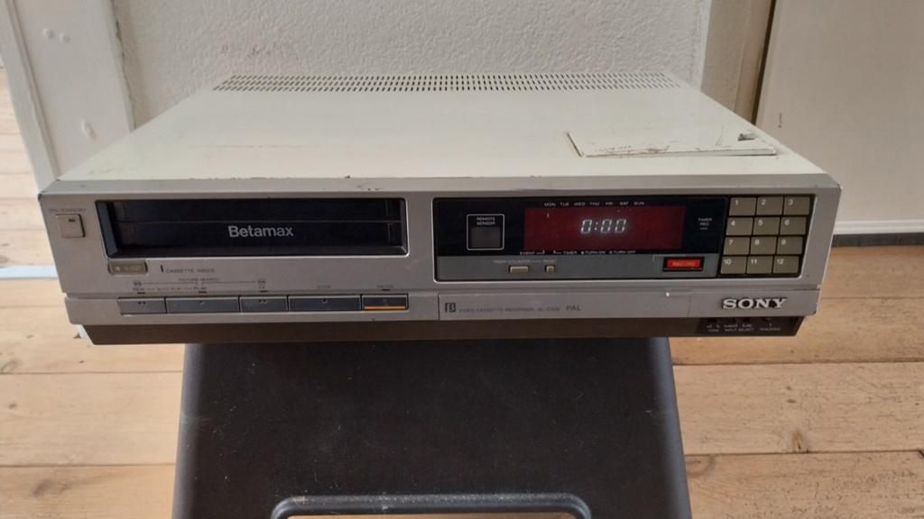 Sony Betamax SL-C30E PAL Videorecorder - Werkend, Ophalen of Verzenden, Gebruikt, Betamax-speler of -recorder
