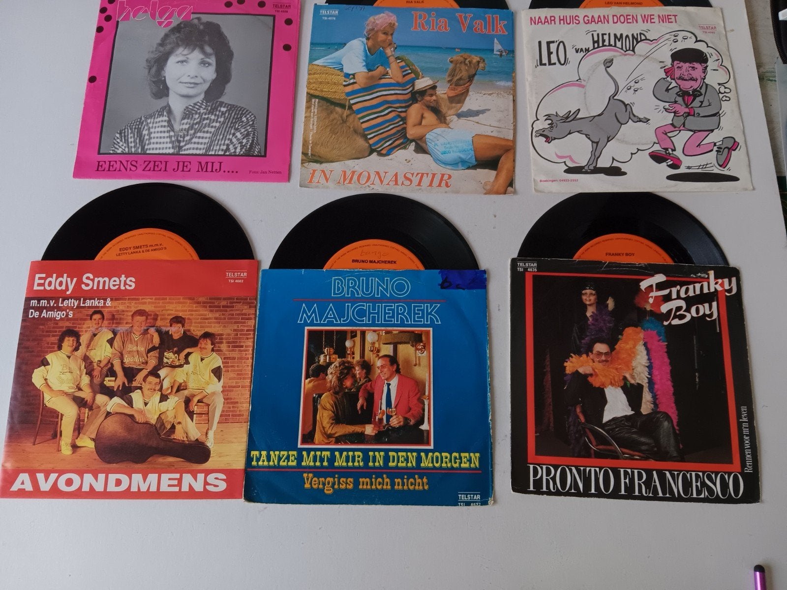 telstar singles, Cd's en Dvd's, Vinyl Singles, Ophalen of Verzenden, Gebruikt, Nederlandstalig