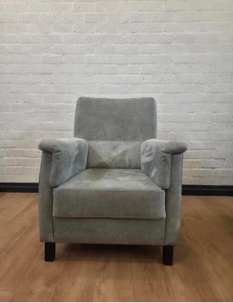 Zo goed als nieuwe luxe Villa ONE fauteuil  - Grijs, Ophalen, Zo goed als nieuw, Stof, Lixe