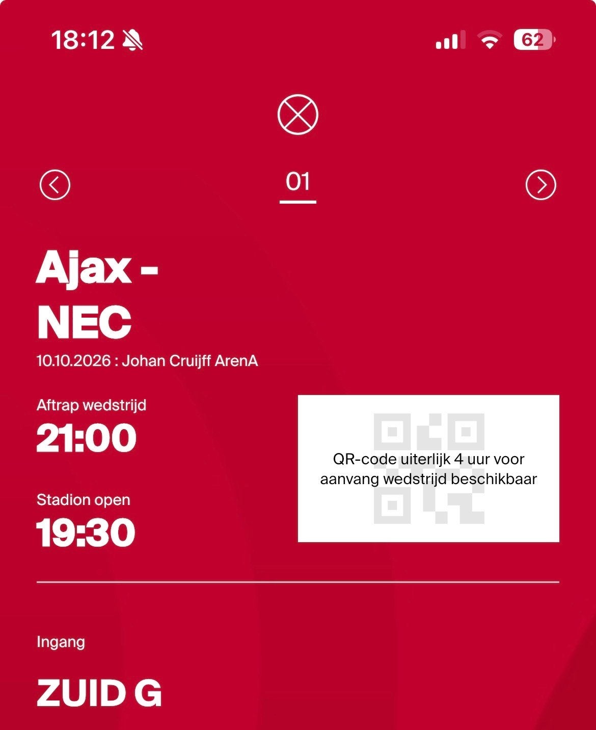 Ajax-NEC vak 401