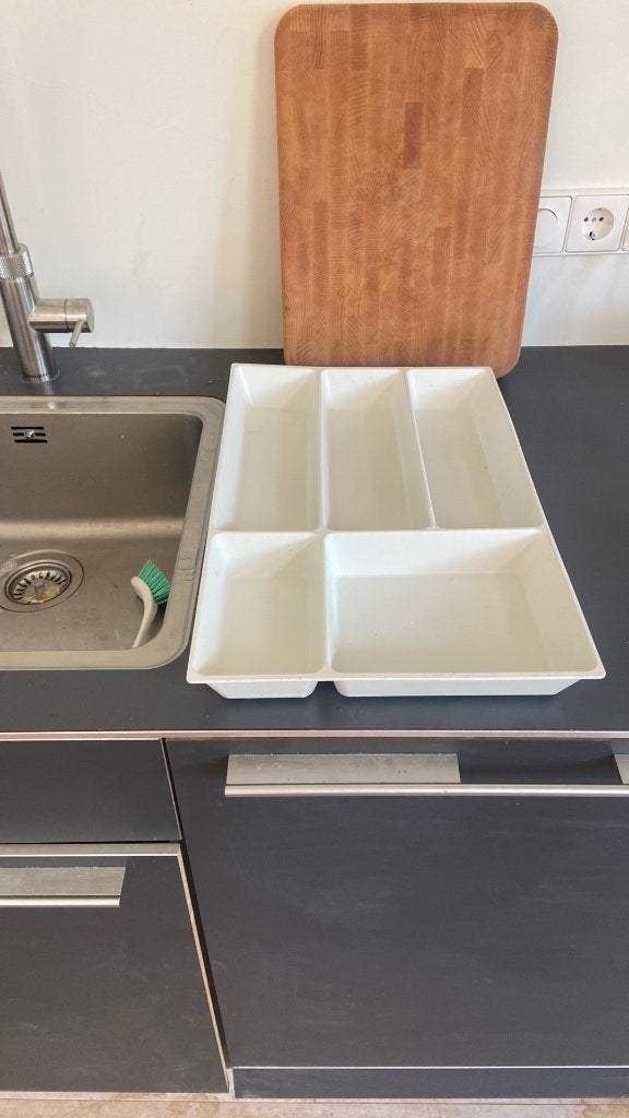 Ikea bestekbak, Huis en Inrichting, Ophalen, Kunststof, Gebruikt, Los bestek