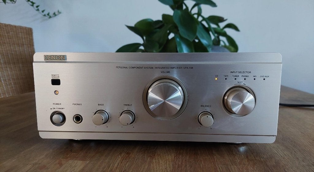 Denon stereo-versterker type UPA-F88, Audio, Tv en Foto, Gebruikt, Denon, Ophalen of Verzenden, Minder dan 60 watt