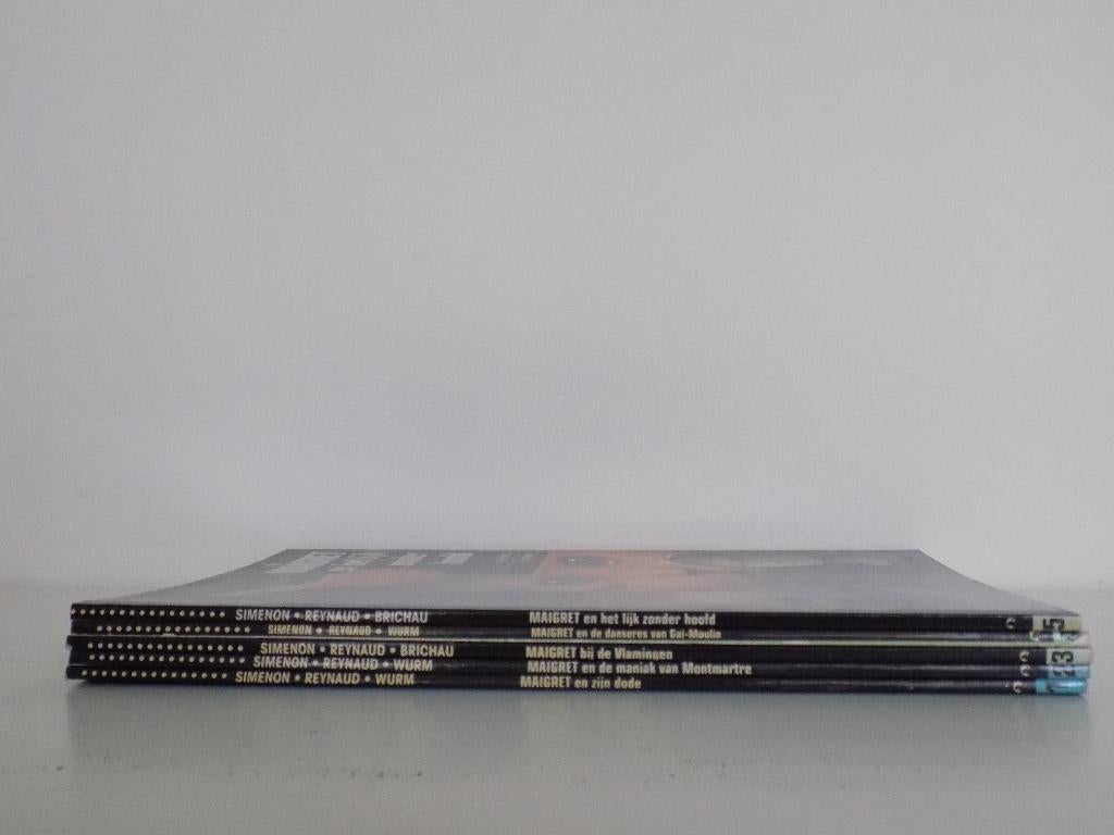 Maigret ~ Complete serie 1 t/m 5, Boeken, Eén stripboek, Ophalen of Verzenden, Zo goed als nieuw