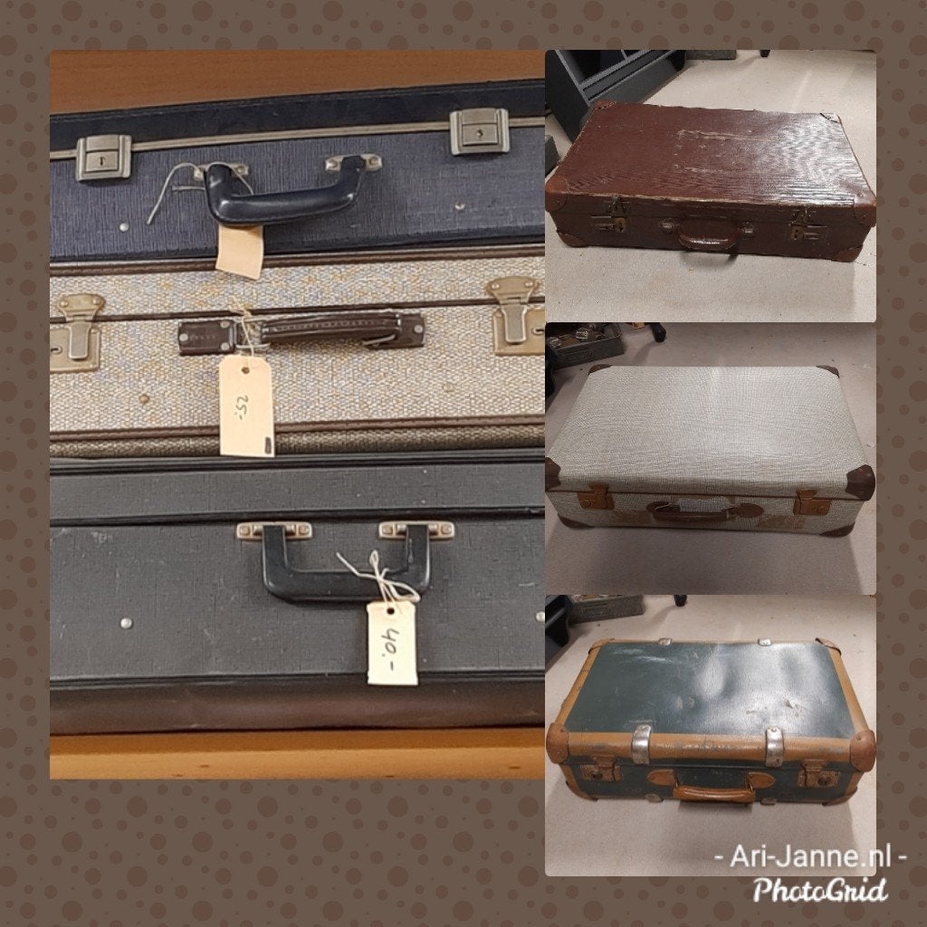 Brocante koffers, decoratie, Ophalen of Verzenden