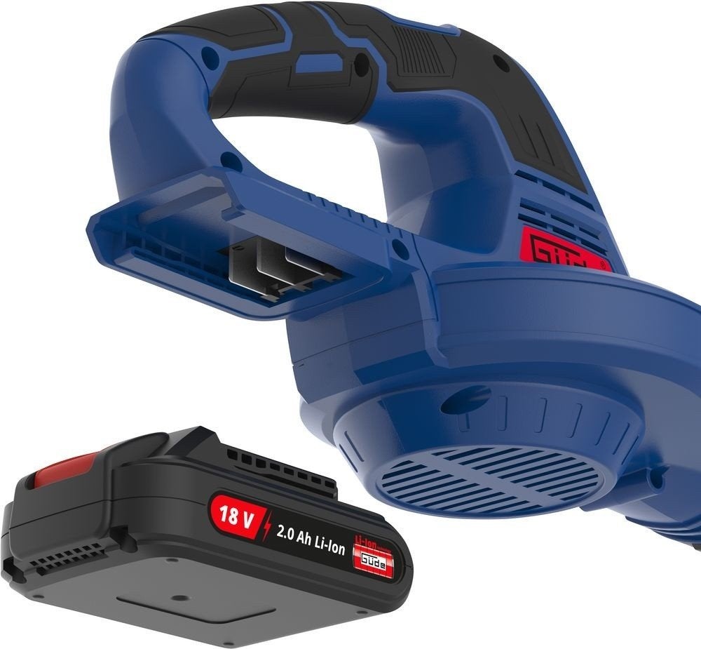 Gude Accu bladblazer LB 18-201-05 incl. accu en lader!!, Ophalen, Nieuw, Bezem