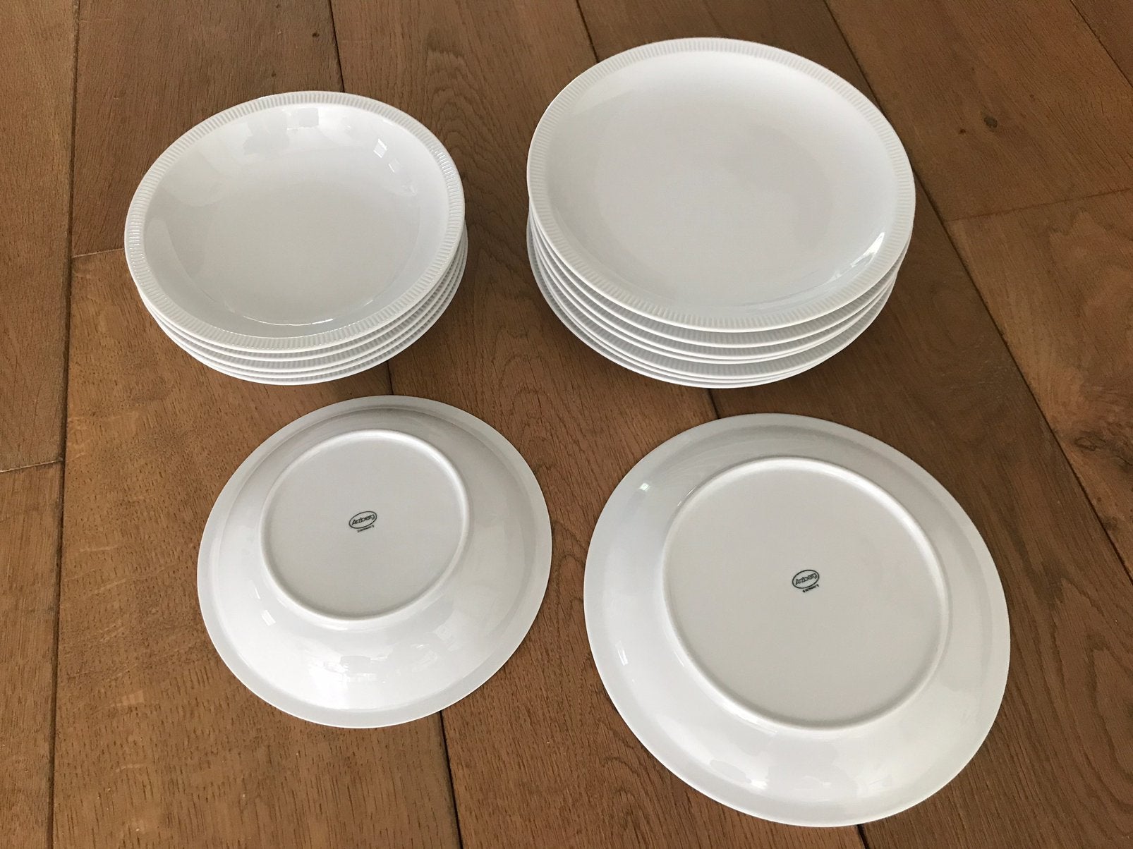 ARZBERG BORDEN SET PLAT DIEP VINTAGE COMPLEET!!!, Ophalen of Verzenden