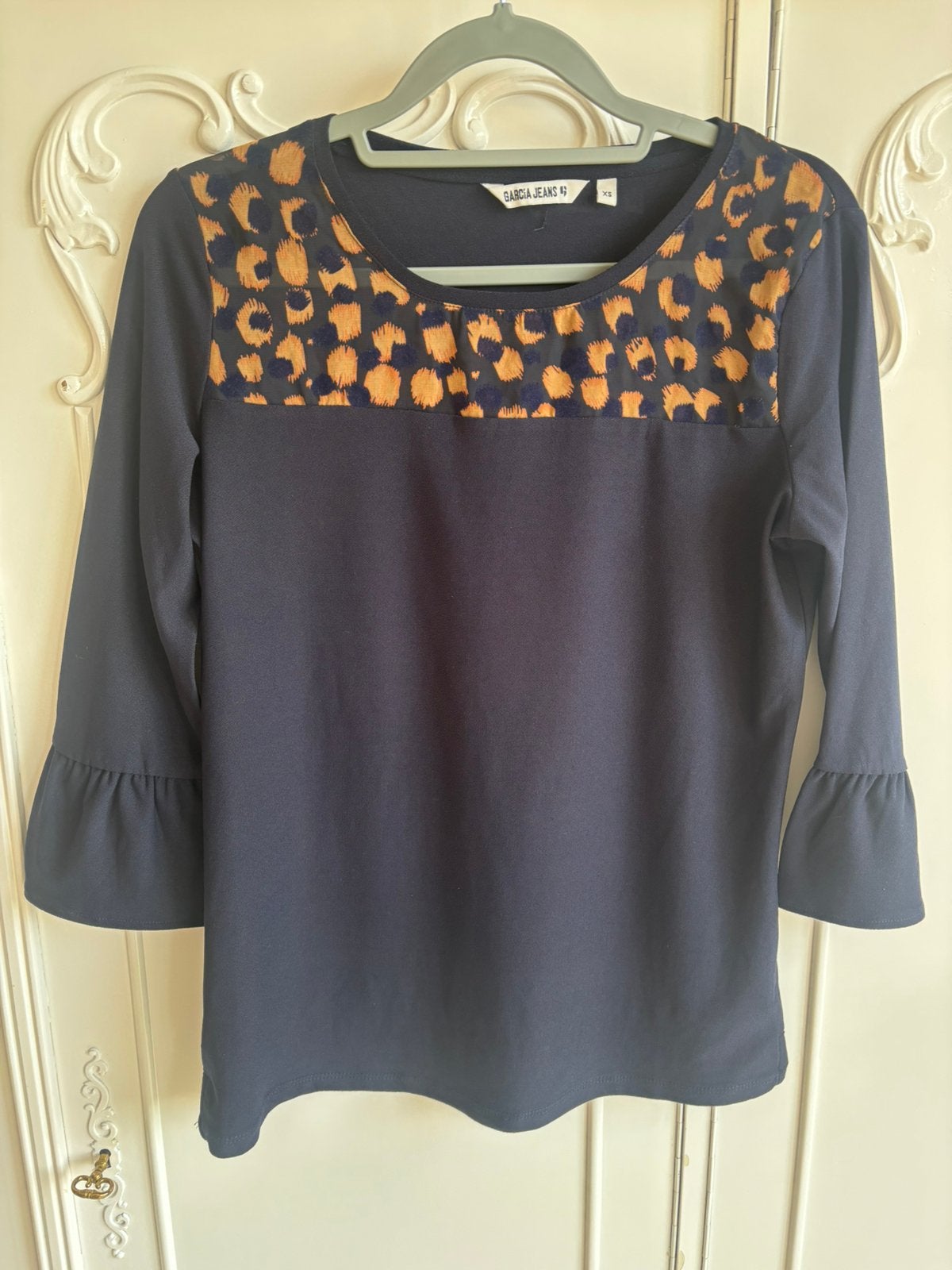 Nieuw blauwe blouse Garcia Jeans maat XS, Ophalen of Verzenden, Nieuw, Maat 34 (XS) of kleiner, Blauw