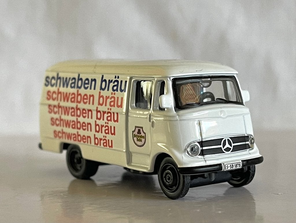 Schuco: Mercedes-Benz L 319 "Schwaben Bräu" uit Stuttgart, Ophalen of Verzenden, Zo goed als nieuw, Auto, Schuco