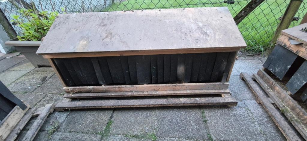 Legkast kippen 3 stuks, Ophalen, Drinken en Voederen