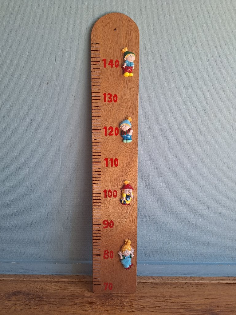 Houten Groeimeter, Ophalen of Verzenden, Zo goed als nieuw, Wanddecoratie, Ophangbaar