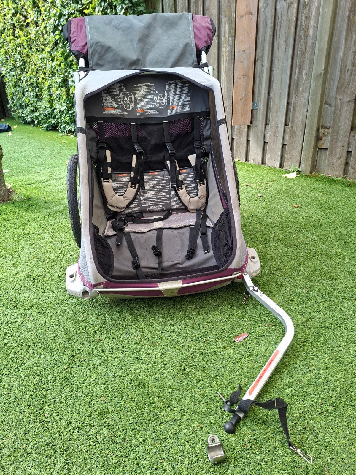 Thule Chariot Cougar 2 - Fijne, sportieve fietskar, Fietsen en Brommers, Fietsaccessoires | Aanhangers en Karren, Ophalen, Gebruikt