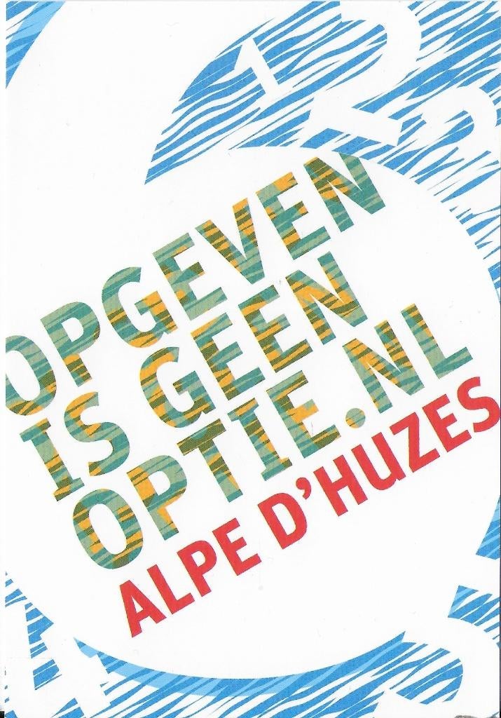 Ongelopen Ansichtkaart Alpe d'' Huzes ( B4010 ), Ophalen of Verzenden, 1980 tot heden, Ongelopen