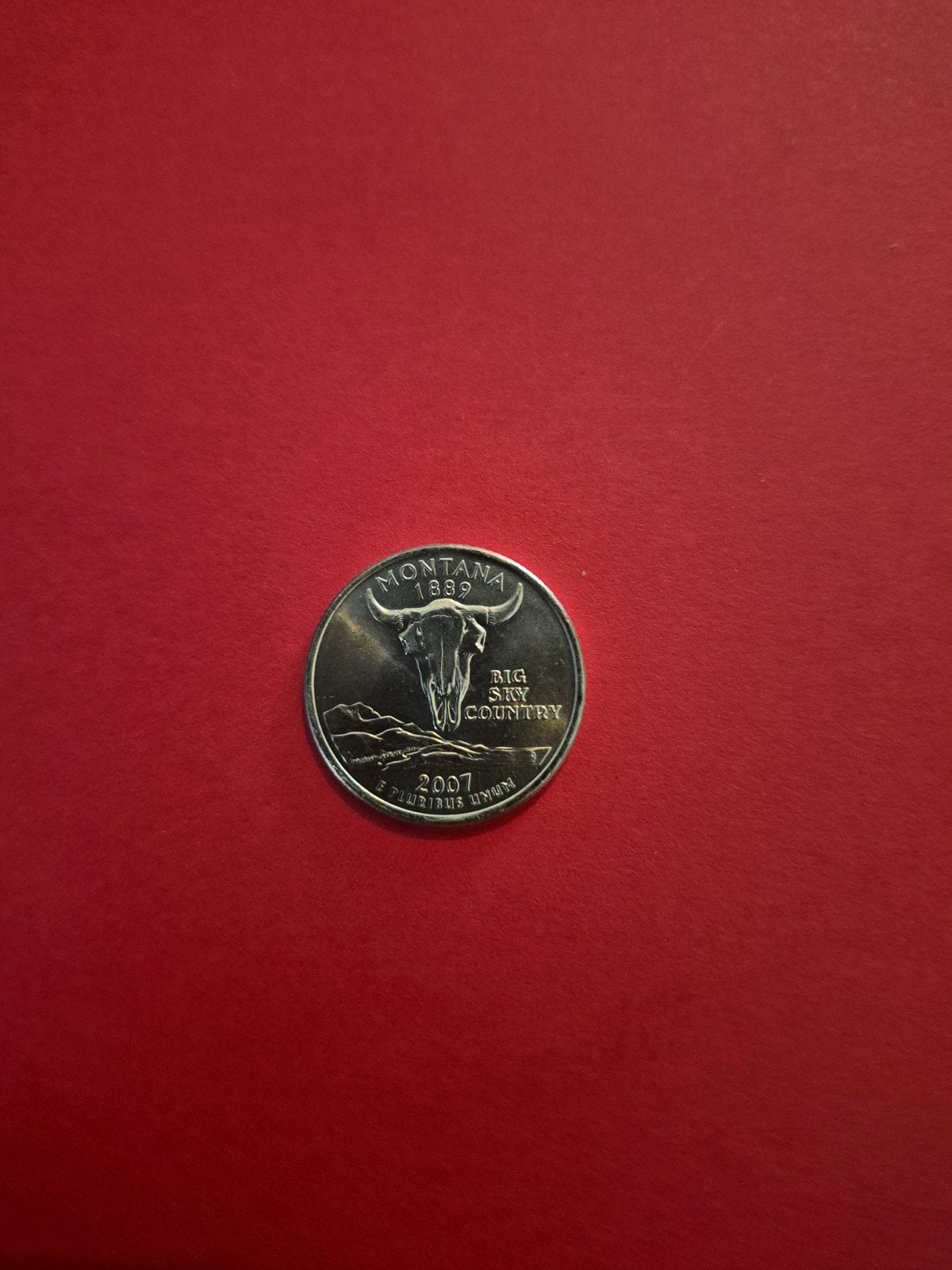 USA state quarter montana P mark, Postzegels en Munten, Munten | Amerika, Ophalen of Verzenden, Noord-Amerika