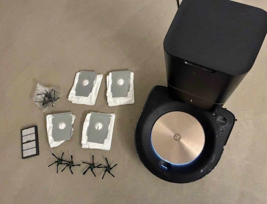 iRobot Roomba s9+ Clean Base + accessoires, Gebruikt, IRobot, Inclusief accessoires, Robotstofzuiger