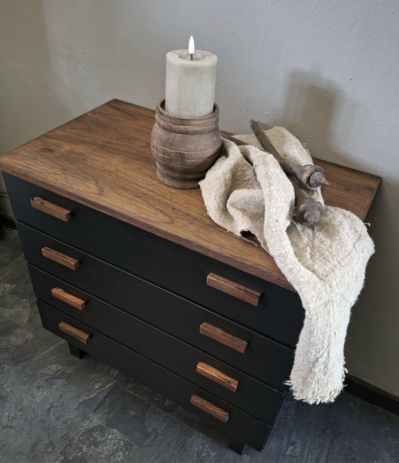 Stoer klein ladenkastje, Huis en Inrichting, Kasten | Ladekasten, Zo goed als nieuw, 3 of 4 laden, Minder dan 100 cm, 25 tot 50 cm