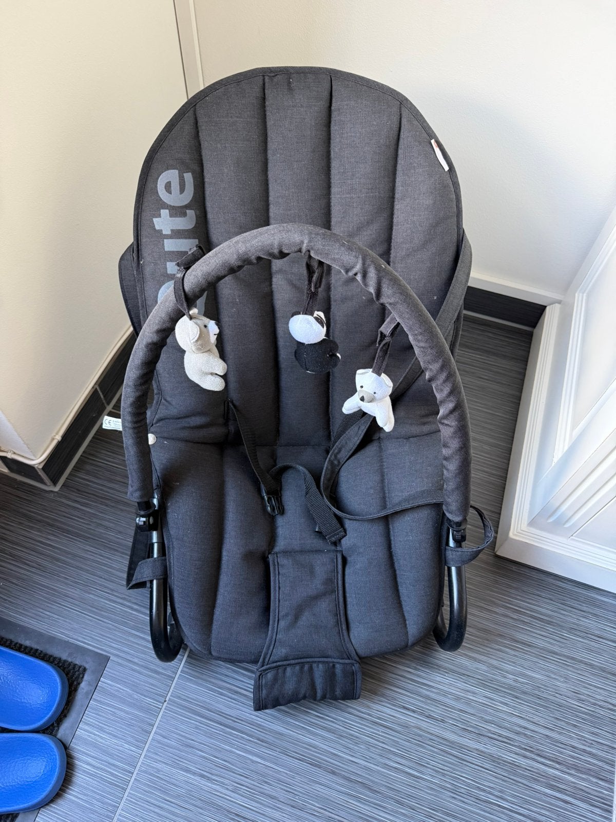 Qute wipstoel, Kinderen en Baby's, Overige merken, Wipstoel, Zo goed als nieuw, Met gordel(s) of riempje(s)