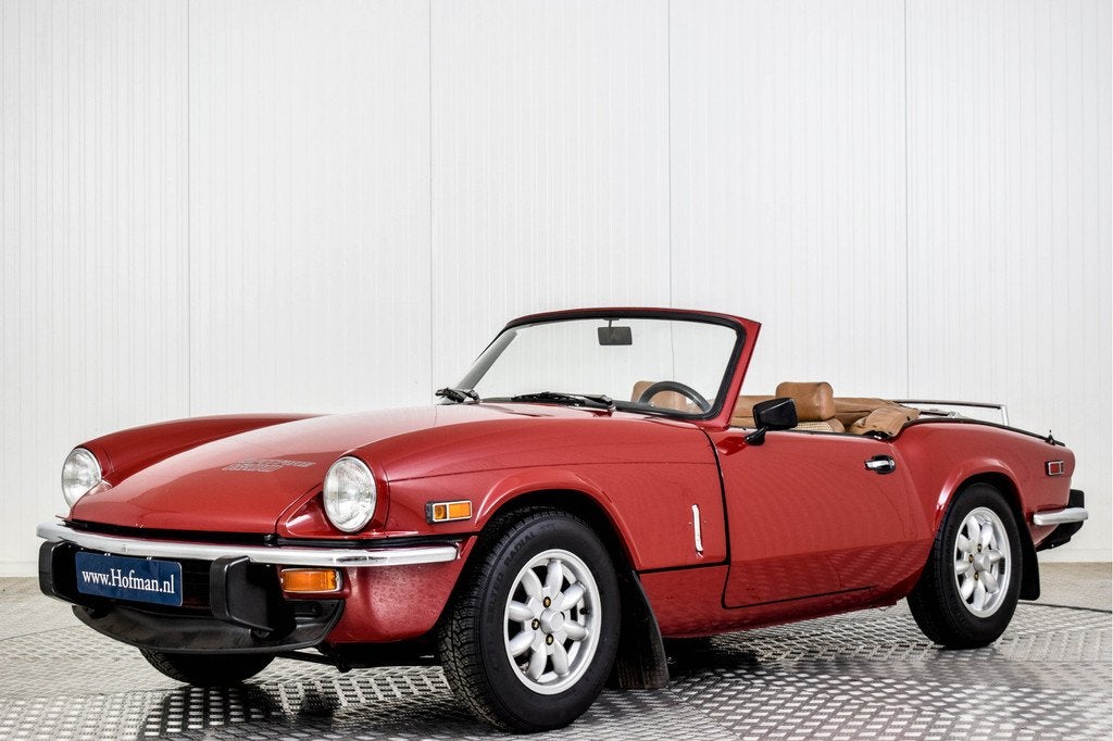 Triumph Spitfire 1500 Overdrive (bj 1979), Auto's, Triumph, Bedrijf, Te koop, Spitfire, Lichtmetalen velgen, Open dak, Benzine