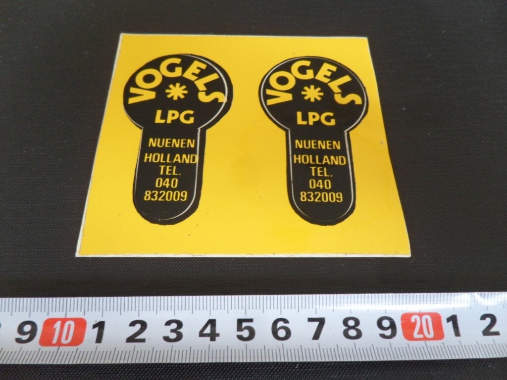 sticker set nuenen vogels lpg, Ophalen, Zo goed als nieuw