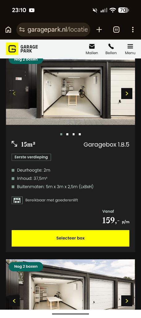 Garage, Ophalen, Gelezen