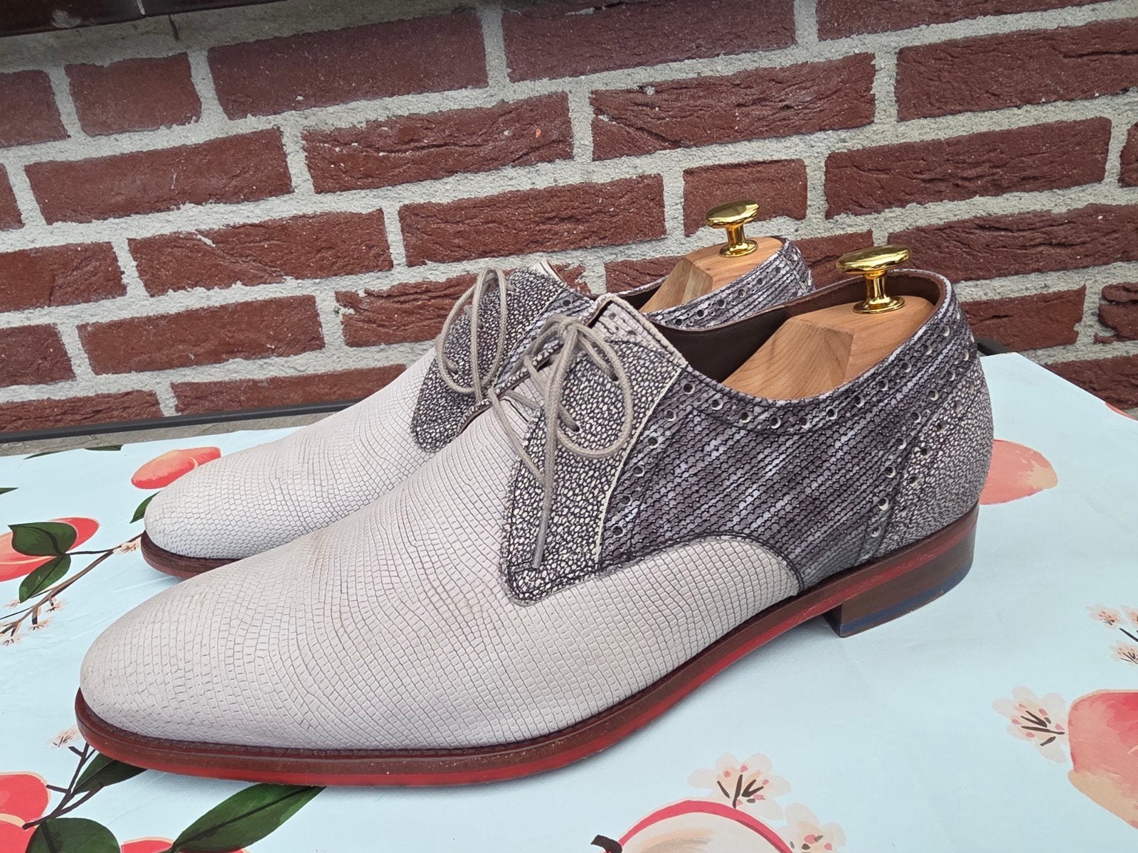 Floris van Bommel Herenschoenen maat 41 / Uk 7 G, Overige kleuren, Floris van Bommel, Ophalen of Verzenden, Zo goed als nieuw