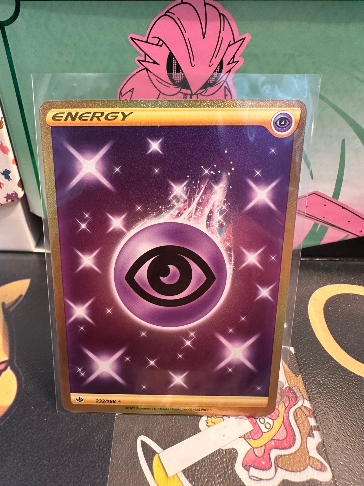 Psychic Energy (CRE 232), Hobby en Vrije tijd, Verzamelkaartspellen | Pokémon, Ophalen of Verzenden, Nieuw, Losse kaart, Foil