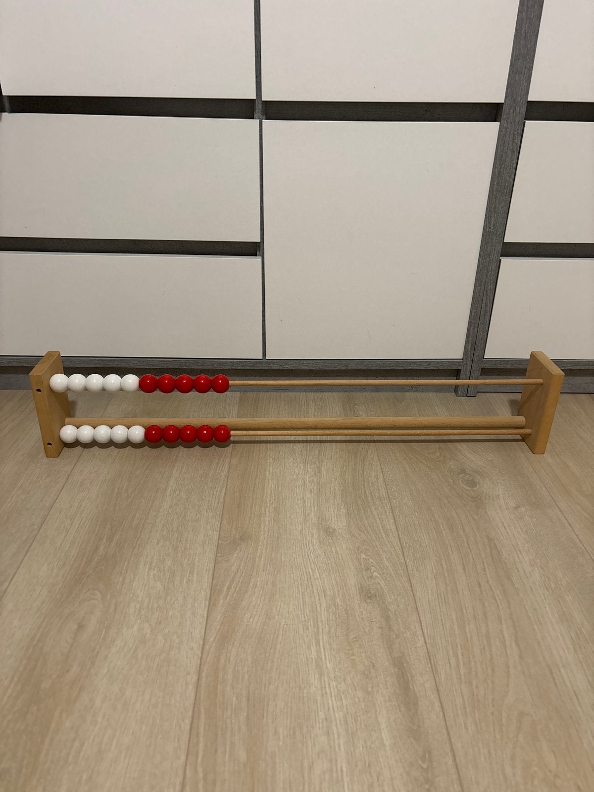 Groot telraam - Houten rekenhulpmiddel, Ophalen, Gebruikt, Rekenen