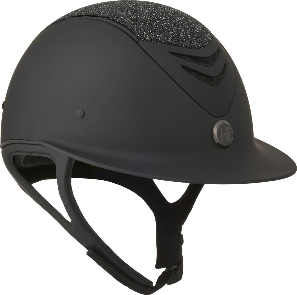 OneK Avancé Matt Glitter Zwart, Cap, maat 2 (55-61 cm), Dieren en Toebehoren, Paardrijkleding, Ophalen of Verzenden, Nieuw, Dressuur