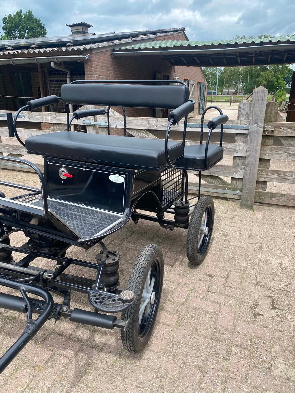 Mini koets 16 inch abel shetlander wagen, Dieren en Toebehoren, Zo goed als nieuw, Pony