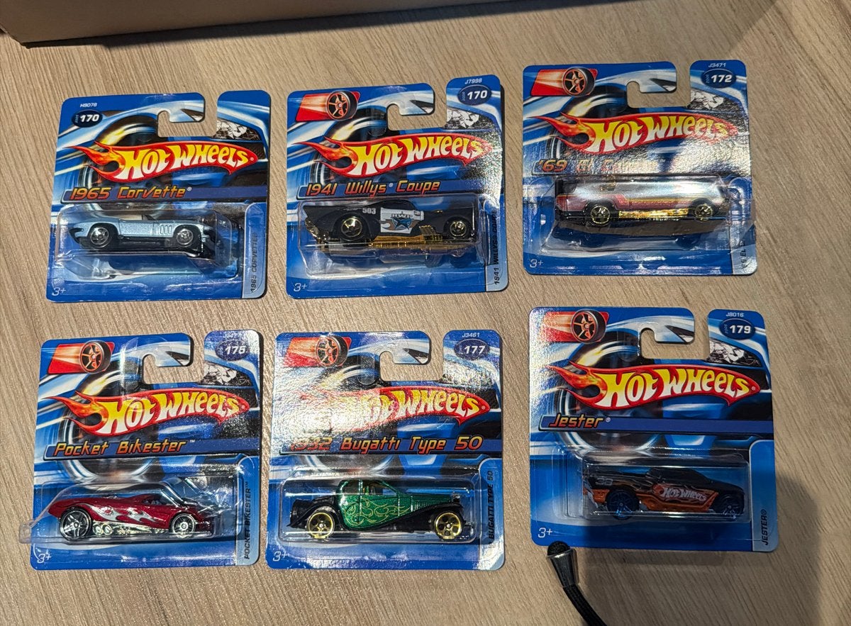 Hot Wheels Collectie - 6 Nieuwe Auto's in Verpakking, Ophalen of Verzenden, Nieuw