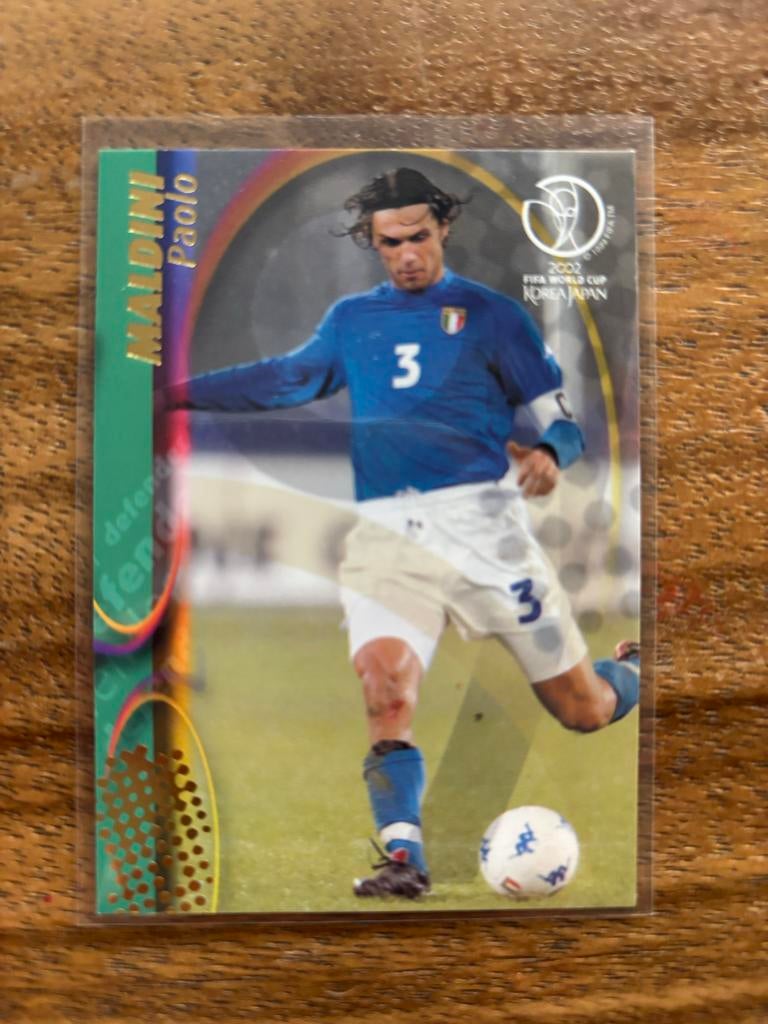 Paolo Maldini Spelerskaart - FIFA World Cup 2002, Ophalen of Verzenden, Nieuw, Buitenlandse clubs, Spelerskaart