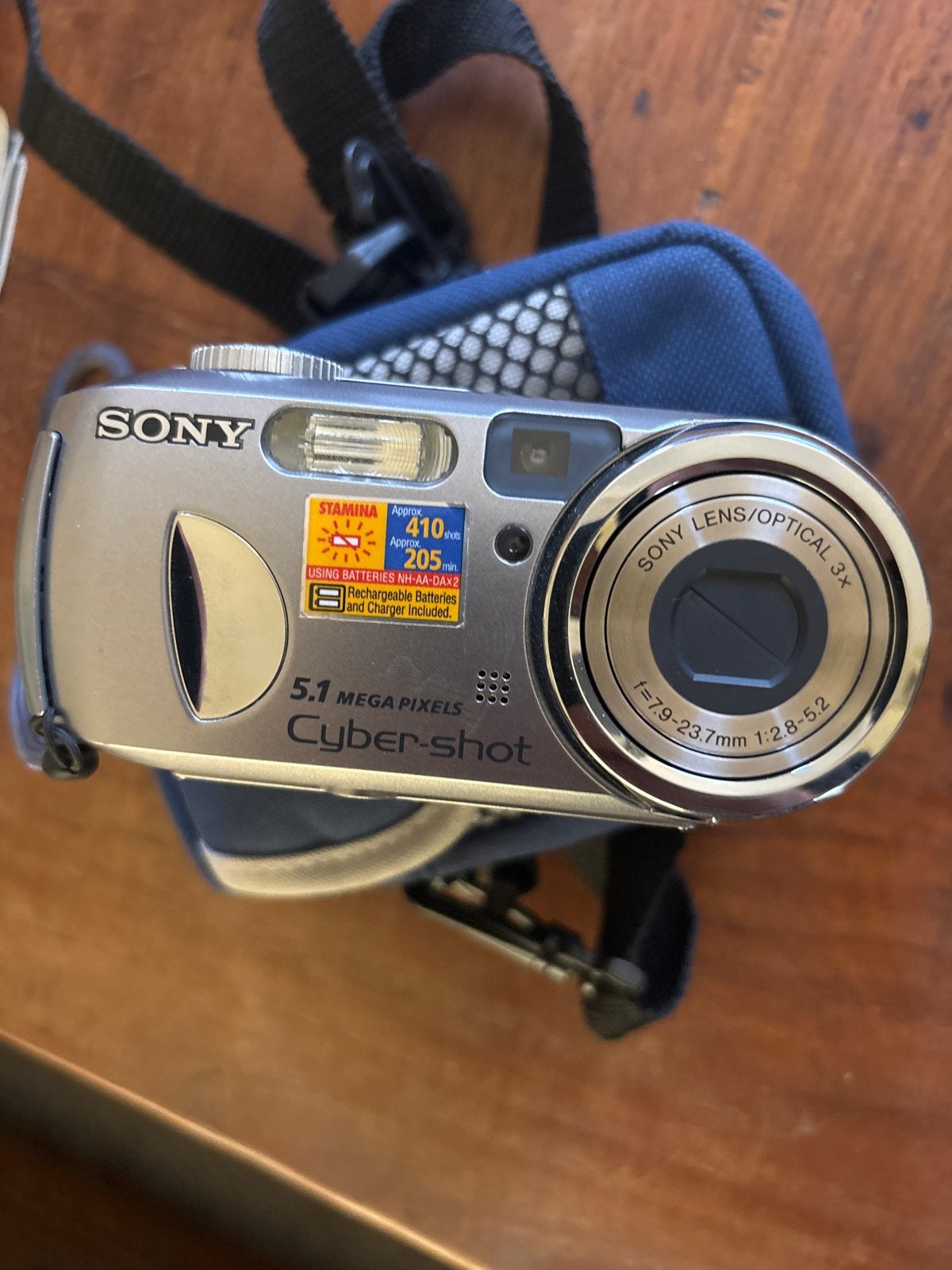 Sony Cyber-shot 5.1 MP Compactcamera met 3x optische zoom, Audio, Tv en Foto, Fotocamera's Digitaal, Ingebouwde flitser, Gebruikt