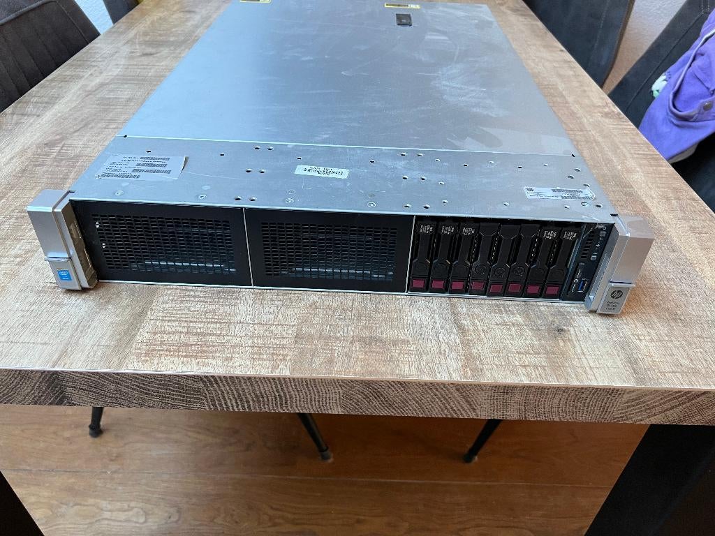 HP Proliant DL380 Gen9, Computers en Software, Servers, Ophalen, Gebruikt, Hot swappable onderdelen, 128 GB