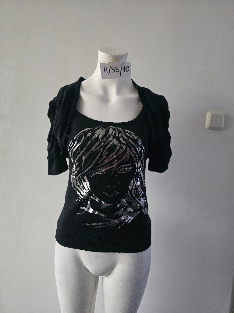 Sassy shirt maat M/38, Maat 38/40 (M), Sassy, Zwart, Ophalen of Verzenden