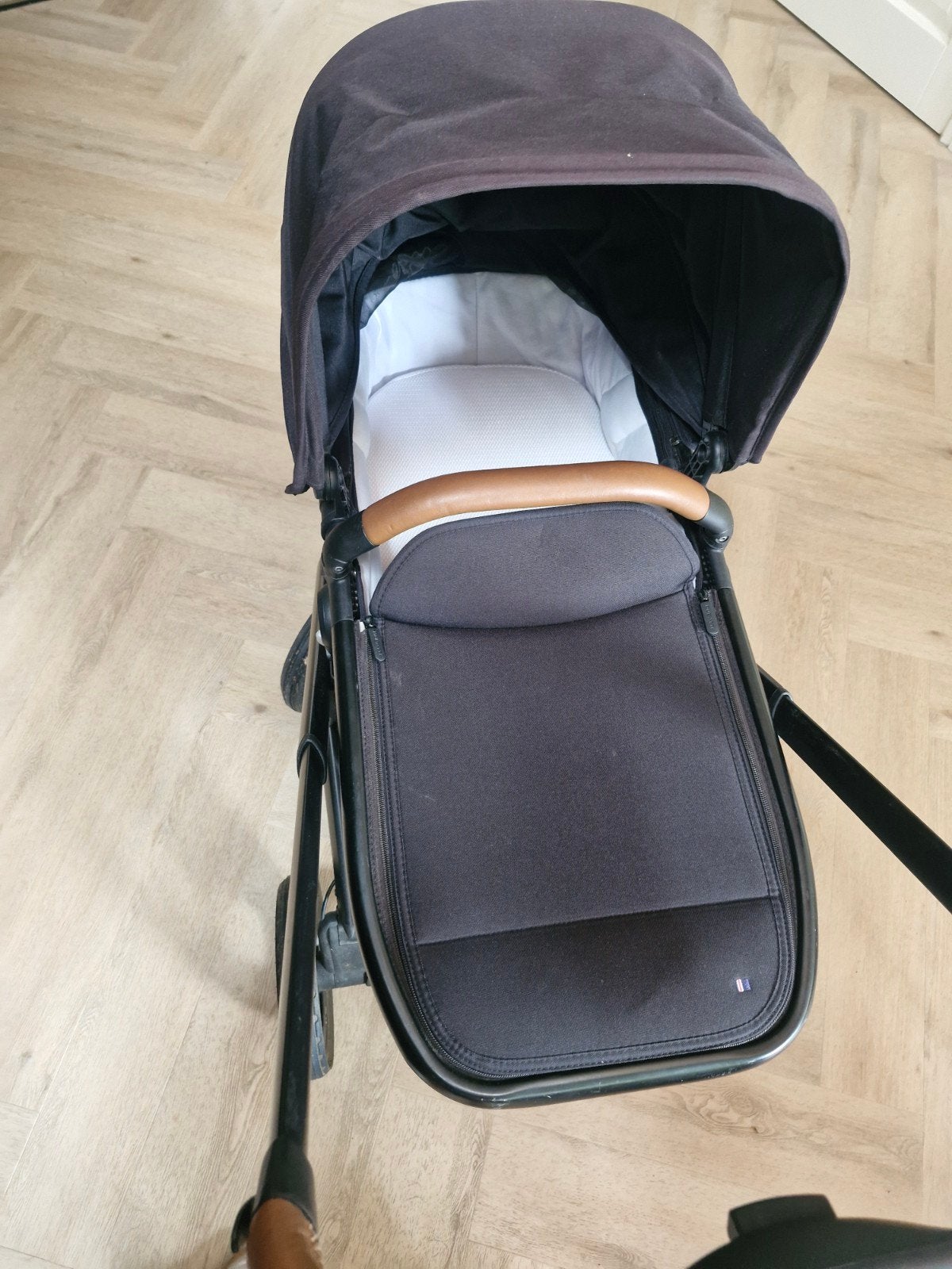 Dubatti combiwagen met reiswieg, maxi-cosi en buggy, Gebruikt, Verstelbare duwstang, Combiwagen, Ophalen