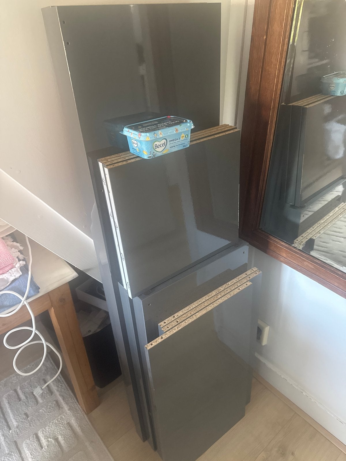 IKEA KALLAX kast grijs lak 4 x 2 vakken, Ophalen, Zo goed als nieuw