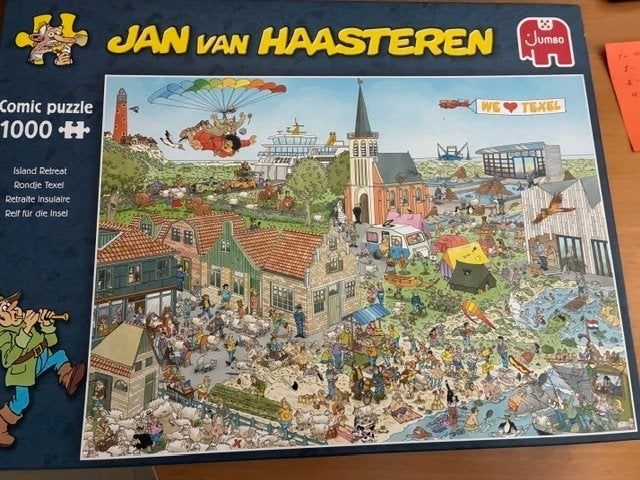 jan van Haasteren legpuzzels, Ophalen of Verzenden, 500 t/m 1500 stukjes, Gebruikt, Legpuzzel