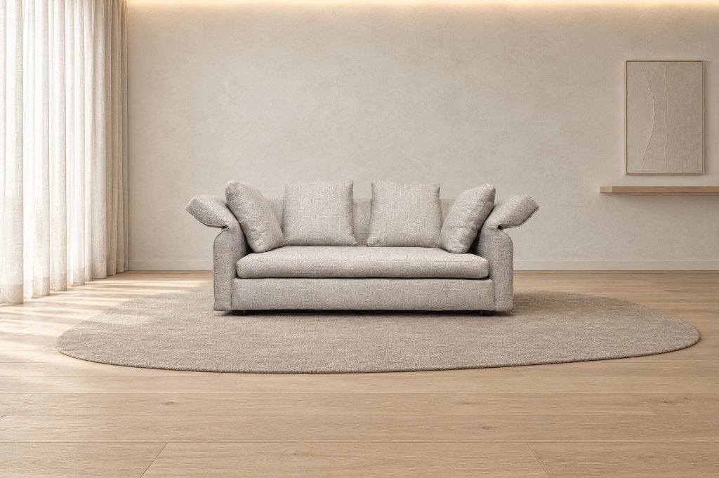NIEUW Minotti Collar 3-Zits + GARANTIE | NP €9.500, 100 tot 125 cm, Minotti, Www.designplaats.nl, Rechte bank