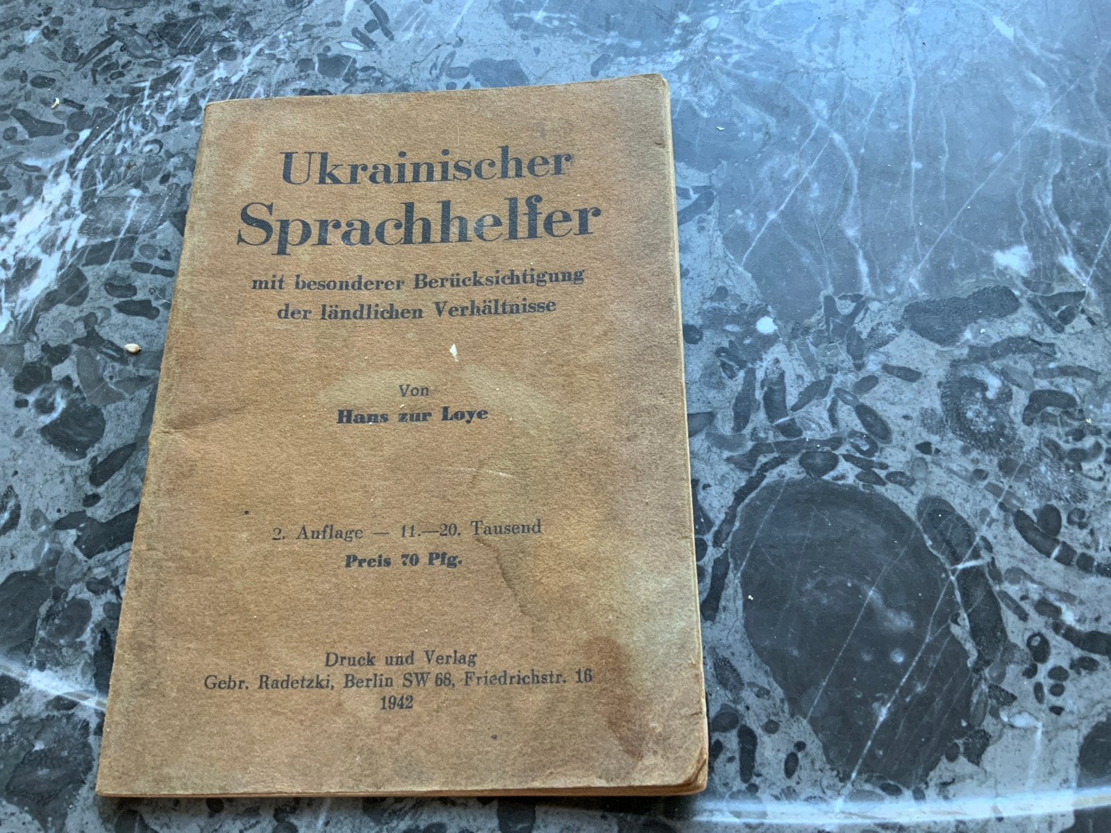 Ukrainischer Sprachhelfer - Hans zur Loye (1942), Ophalen of Verzenden