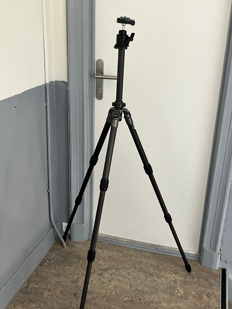 Foto en studio statief, Gitzo, type G1228, Ophalen, Zo goed als nieuw, 125 tot 150 cm, Driepoot
