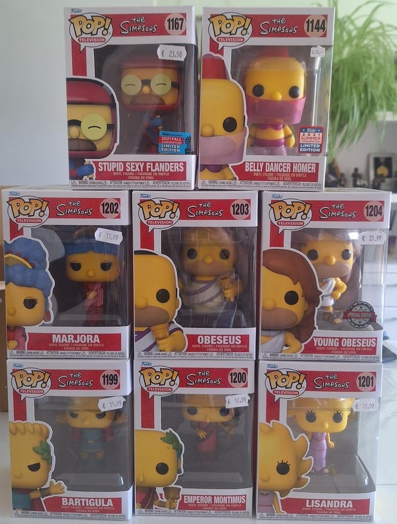 The Simpsons funko pops, Ophalen of Verzenden