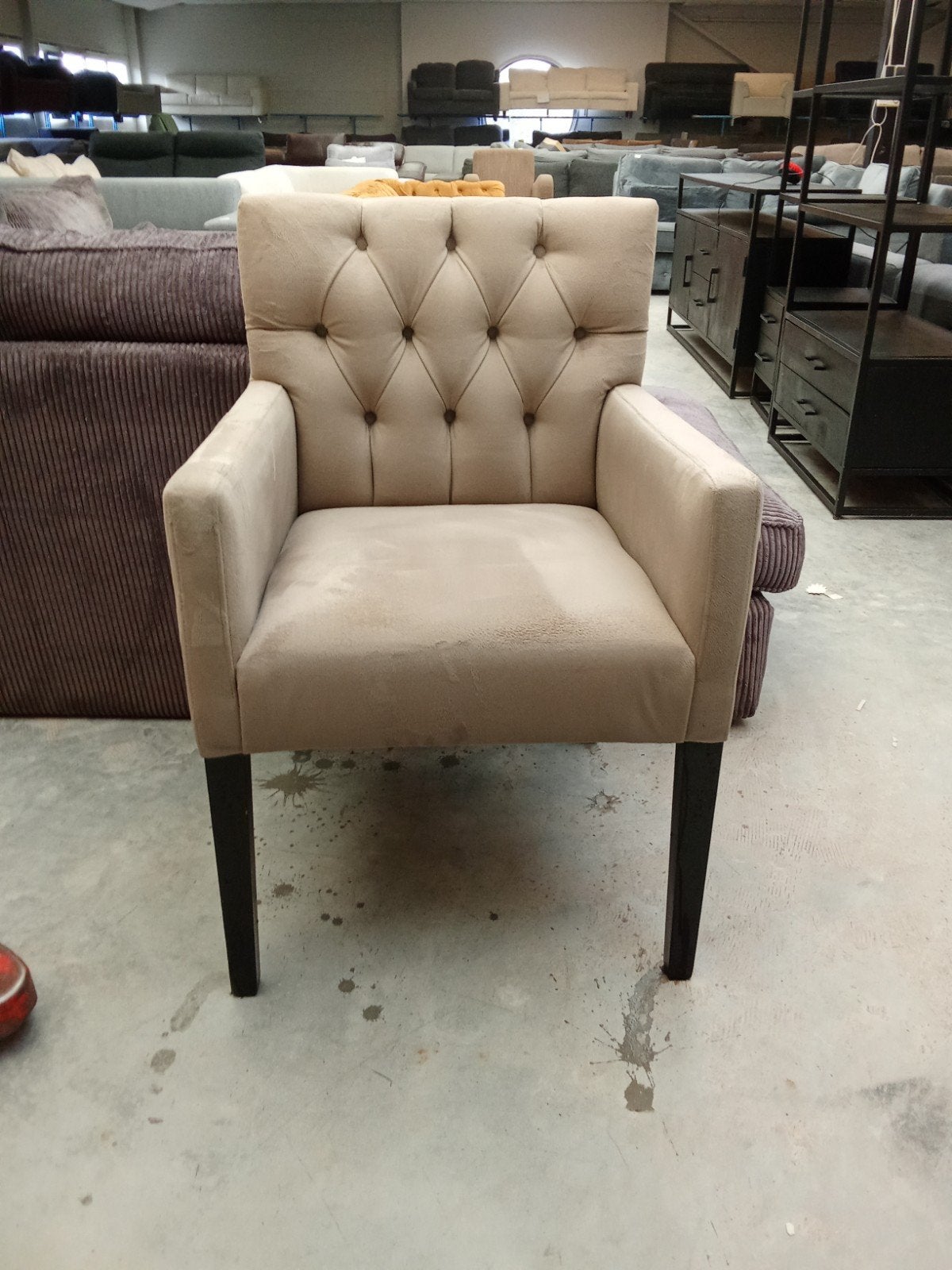 6 Chesterfield design stoelen - gereinigd - setprijs, ., Ophalen of Verzenden, Zo goed als nieuw, .