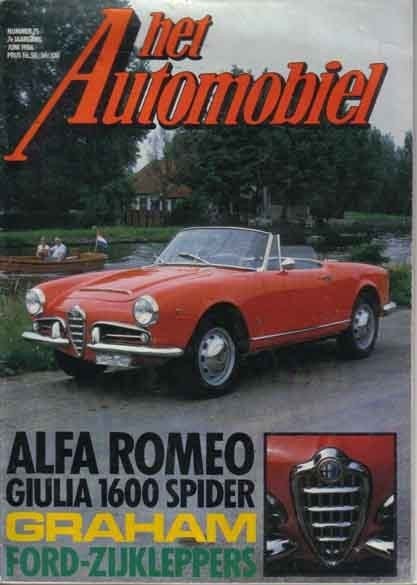 Automobiel 75 1986 : Alfa Romeo Giulia Spider - Citroen TA, Ophalen of Verzenden, Gelezen, Algemeen